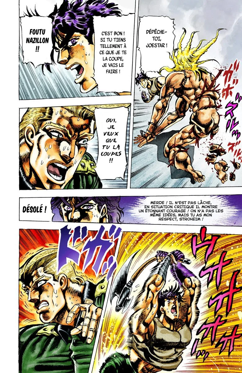 Read JoJo's Bizarre Adventure Part 2 Battle Tendency Official Colored FR Manga Online