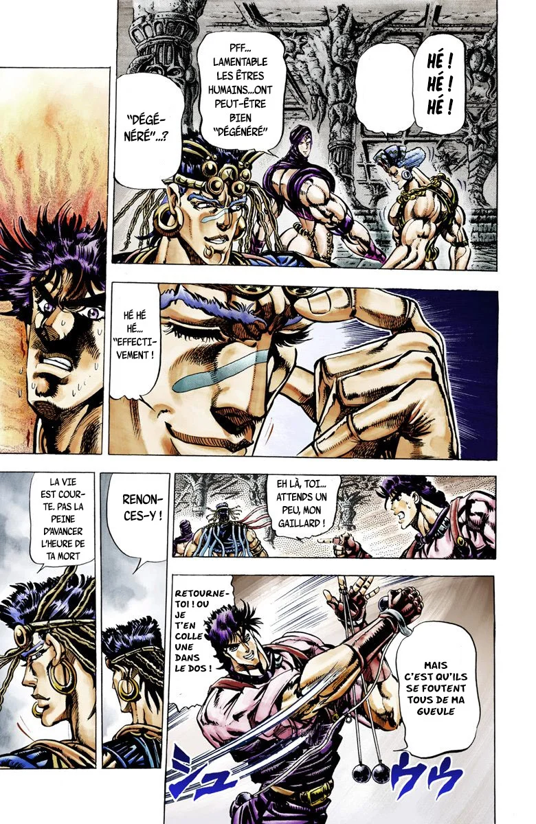 Read JoJo's Bizarre Adventure Part 2 Battle Tendency Official Colored FR Manga Online