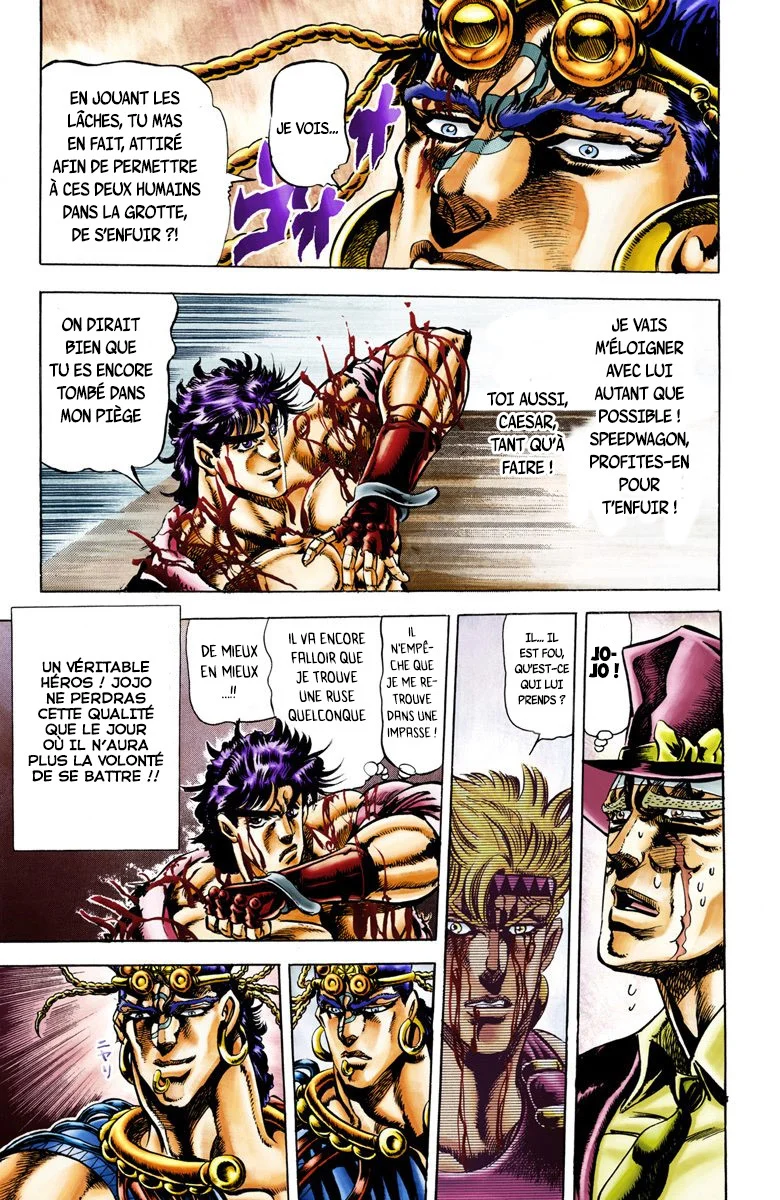 Read JoJo's Bizarre Adventure Part 2 Battle Tendency Official Colored FR Manga Online