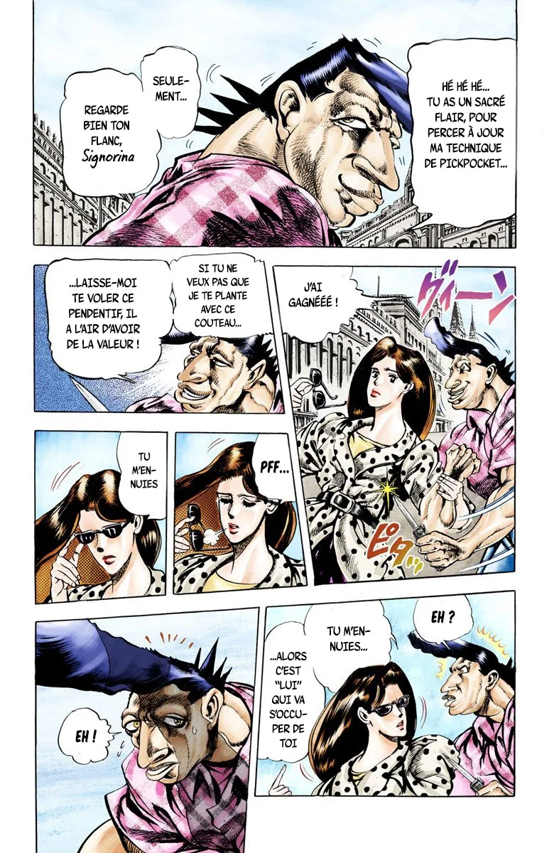 Read JoJo's Bizarre Adventure Part 2 Battle Tendency Official Colored FR Manga Online