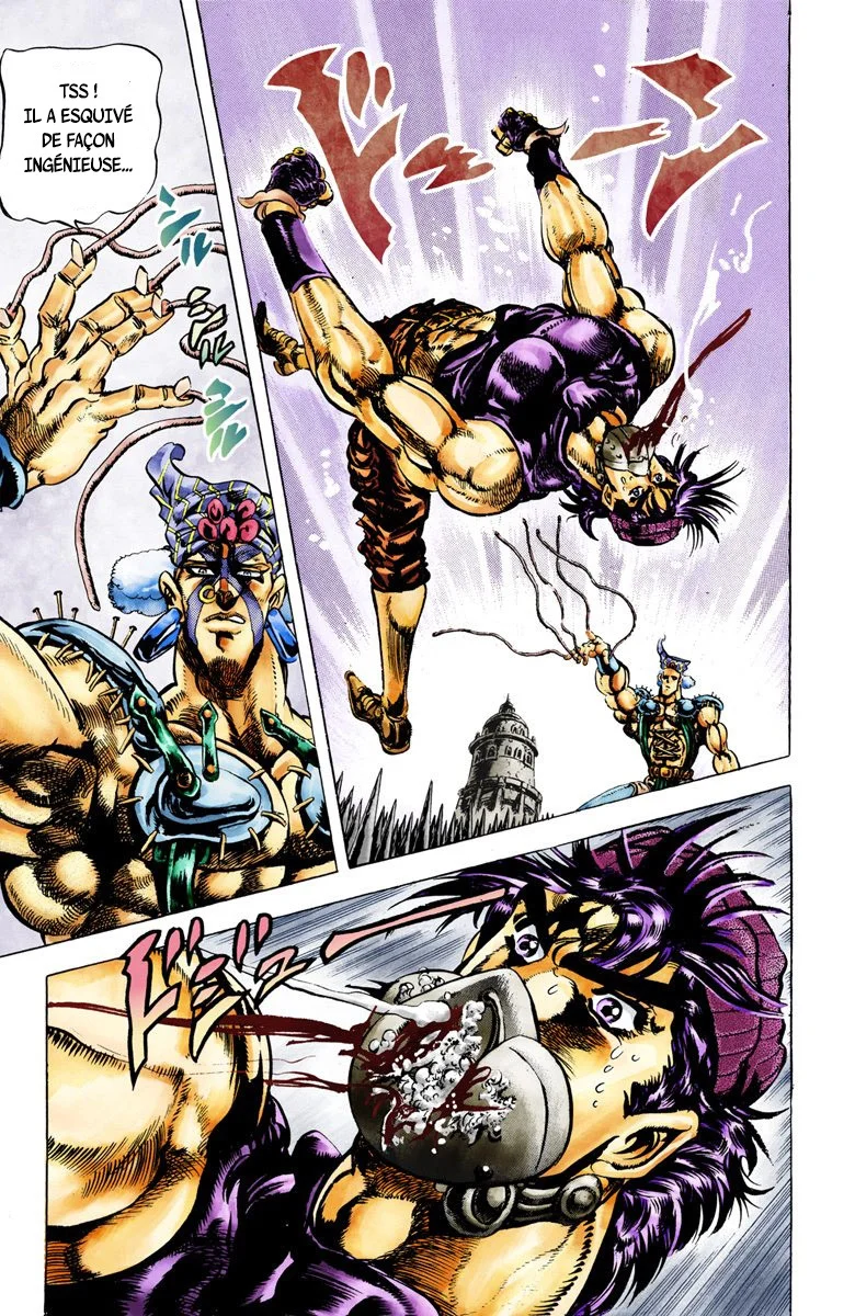 Read JoJo's Bizarre Adventure Part 2 Battle Tendency Official Colored FR Manga Online