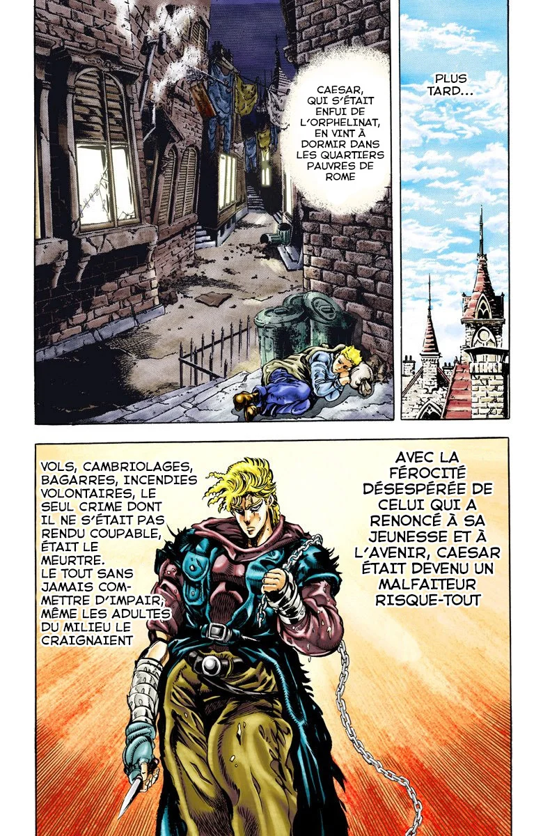 Read JoJo's Bizarre Adventure Part 2 Battle Tendency Official Colored FR Manga Online