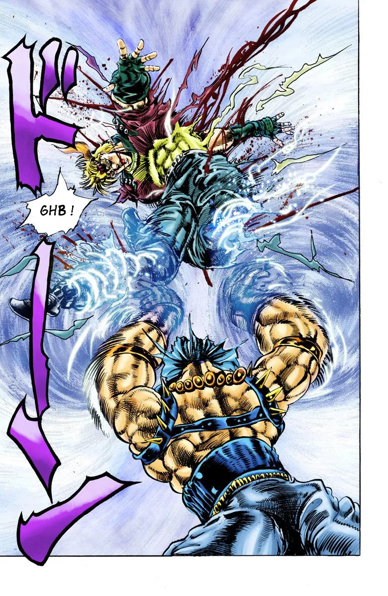 Read JoJo's Bizarre Adventure Part 2 Battle Tendency Official Colored FR Manga Online