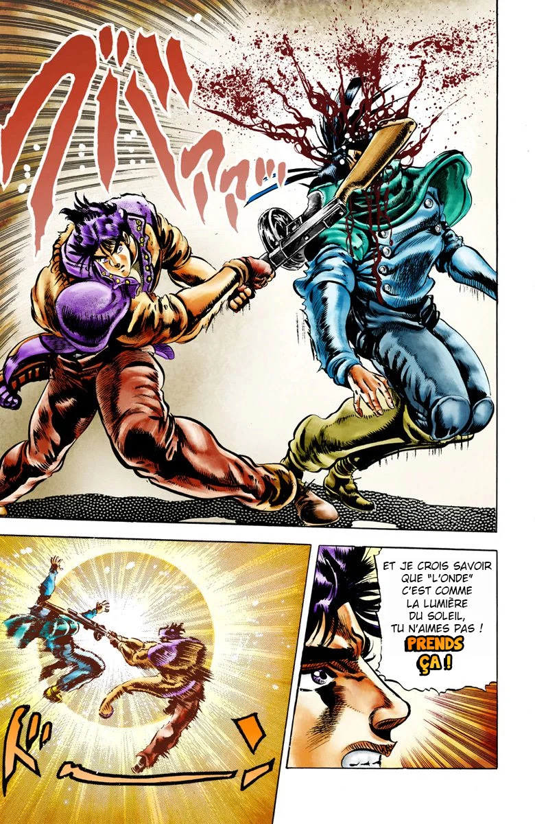 Read JoJo's Bizarre Adventure Part 2 Battle Tendency Official Colored FR Manga Online
