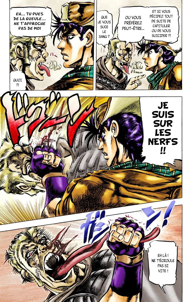 Read JoJo's Bizarre Adventure Part 2 Battle Tendency Official Colored FR Manga Online