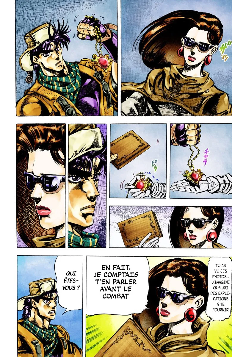 Read JoJo's Bizarre Adventure Part 2 Battle Tendency Official Colored FR Manga Online