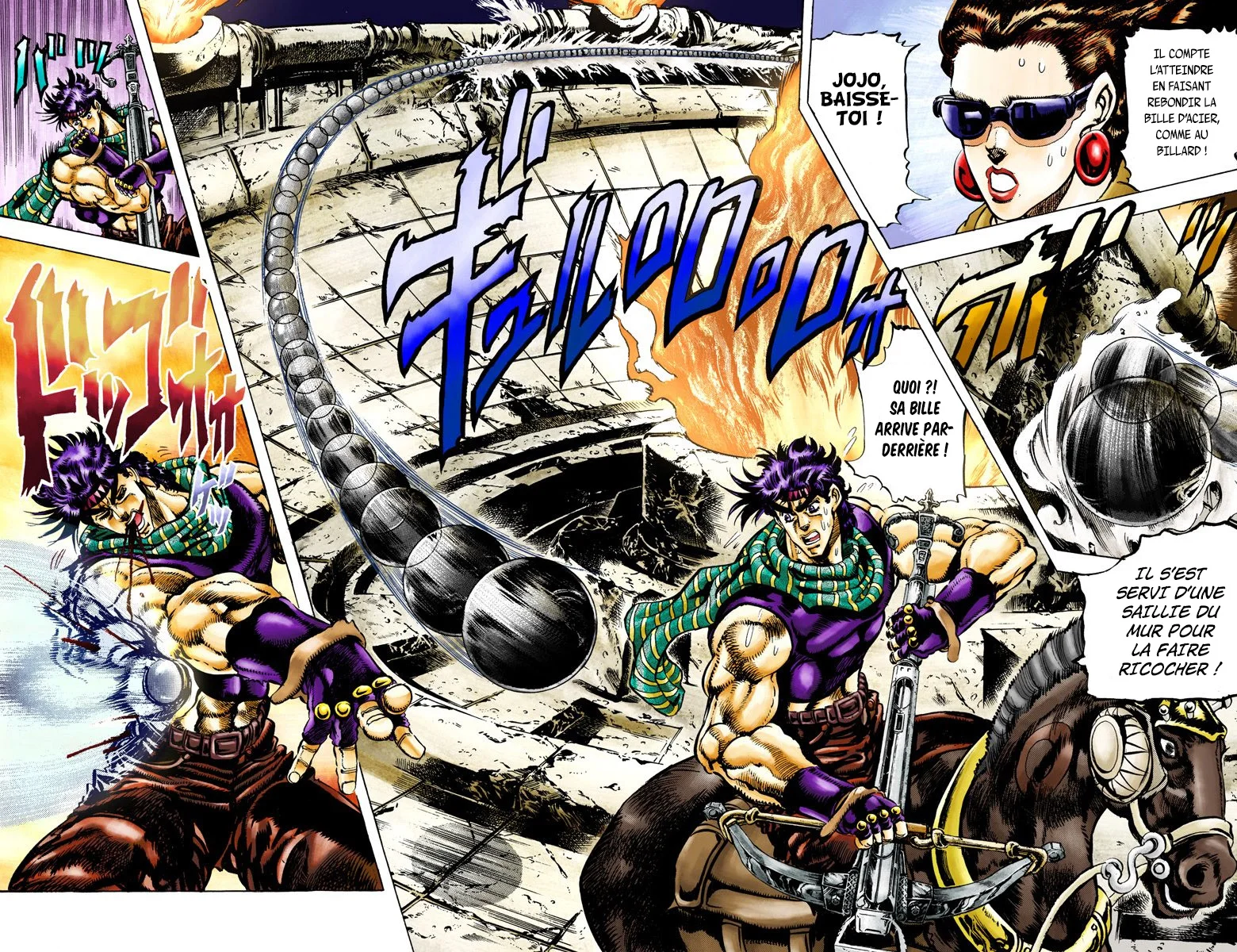 Read JoJo's Bizarre Adventure Part 2 Battle Tendency Official Colored FR Manga Online