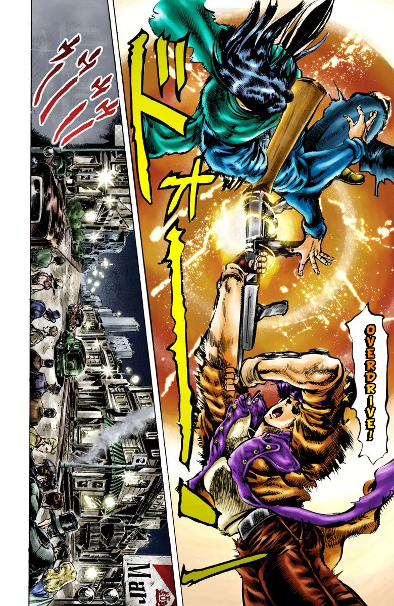 Read JoJo's Bizarre Adventure Part 2 Battle Tendency Official Colored FR Manga Online
