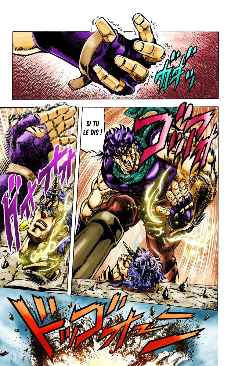 Read JoJo's Bizarre Adventure Part 2 Battle Tendency Official Colored FR Manga Online