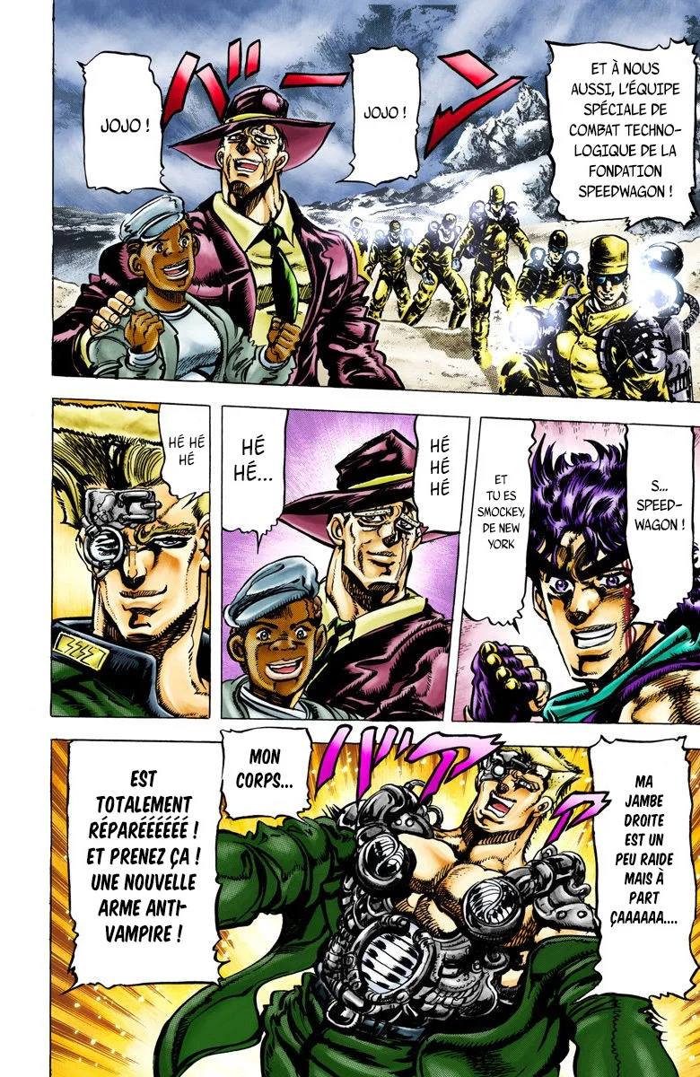 Read JoJo's Bizarre Adventure Part 2 Battle Tendency Official Colored FR Manga Online