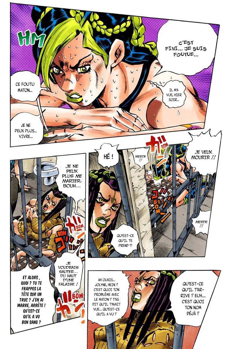 Read JoJo's Bizarre Adventure Part 6 Stone Ocean Official Colored FR Manga Online