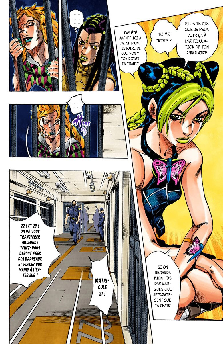 Read JoJo's Bizarre Adventure Part 6 Stone Ocean Official Colored FR Manga Online