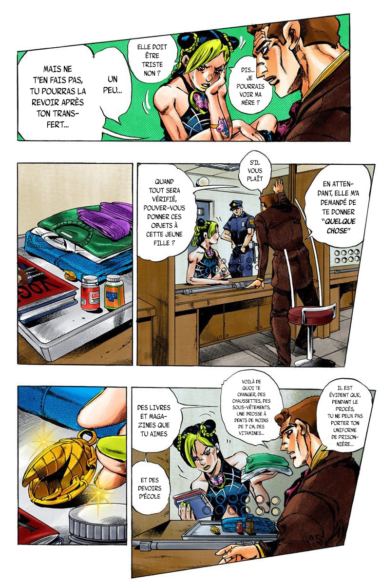 Read JoJo's Bizarre Adventure Part 6 Stone Ocean Official Colored FR Manga Online