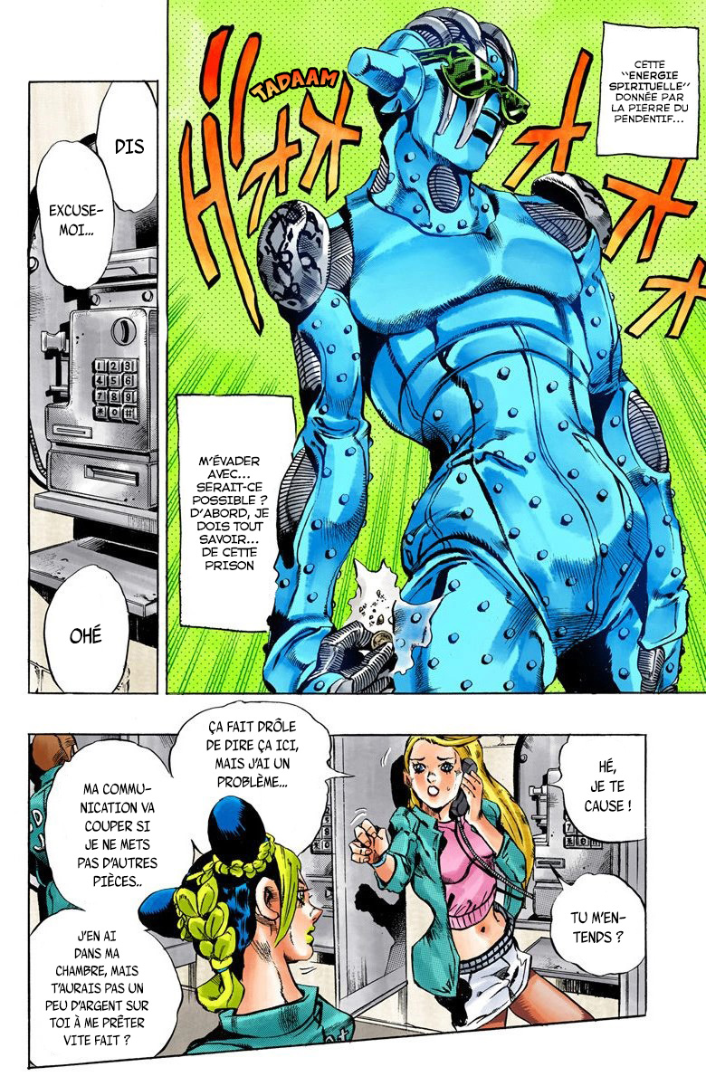 Read JoJo's Bizarre Adventure Part 6 Stone Ocean Official Colored FR Manga Online