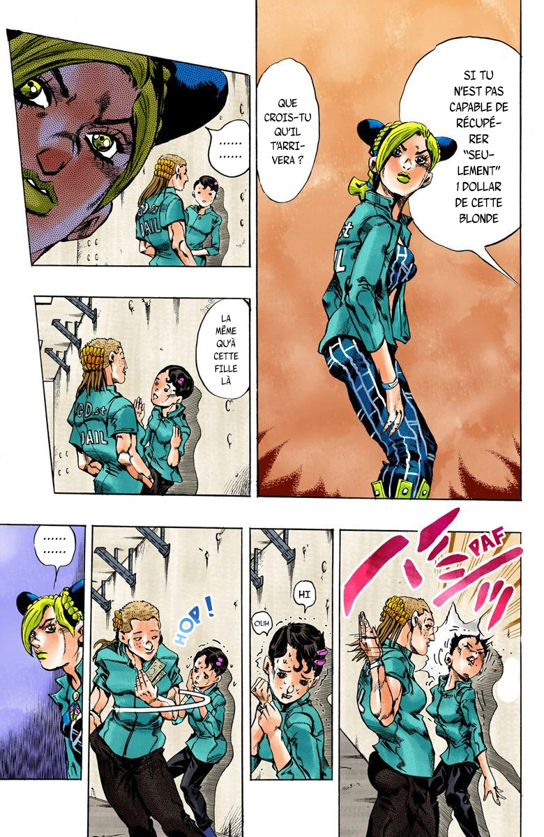 Read JoJo's Bizarre Adventure Part 6 Stone Ocean Official Colored FR Manga Online