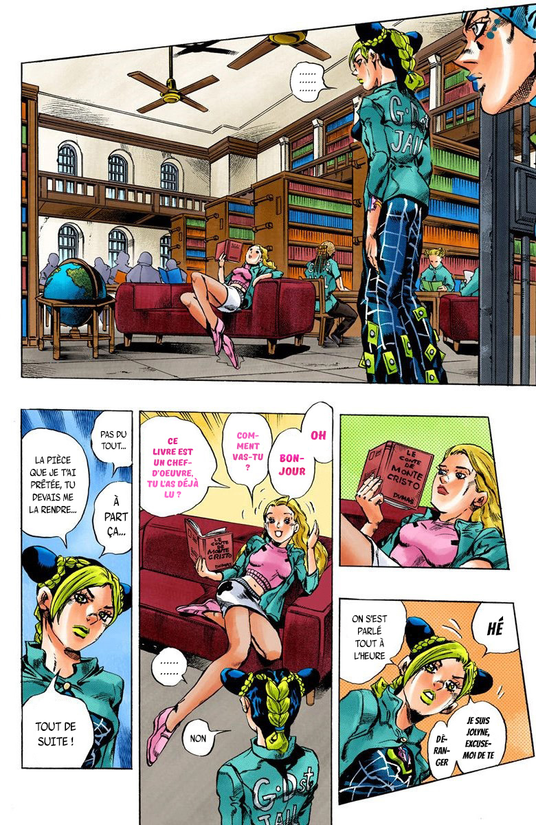 Read JoJo's Bizarre Adventure Part 6 Stone Ocean Official Colored FR Manga Online