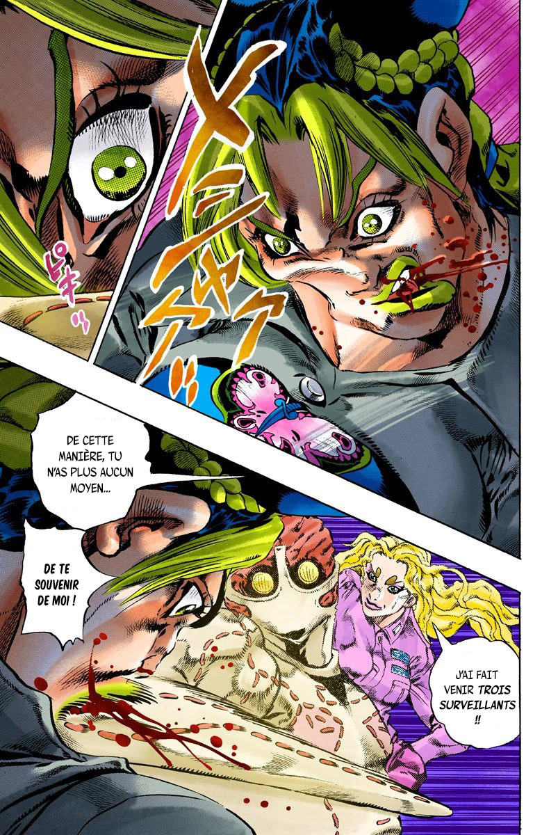 Read JoJo's Bizarre Adventure Part 6 Stone Ocean Official Colored FR Manga Online