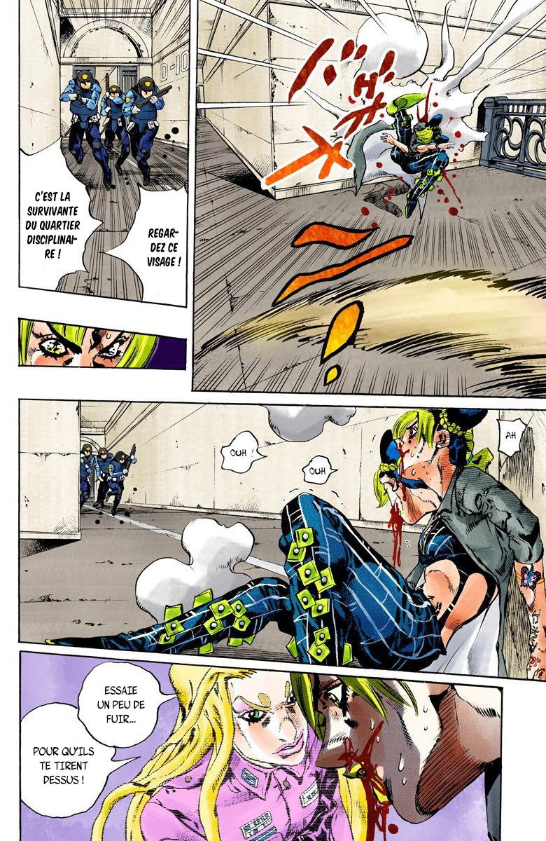 Read JoJo's Bizarre Adventure Part 6 Stone Ocean Official Colored FR Manga Online