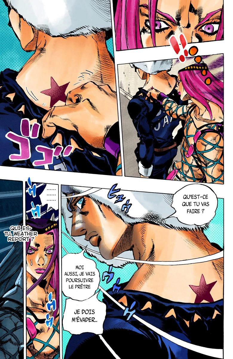 Read JoJo's Bizarre Adventure Part 6 Stone Ocean Official Colored FR Manga Online