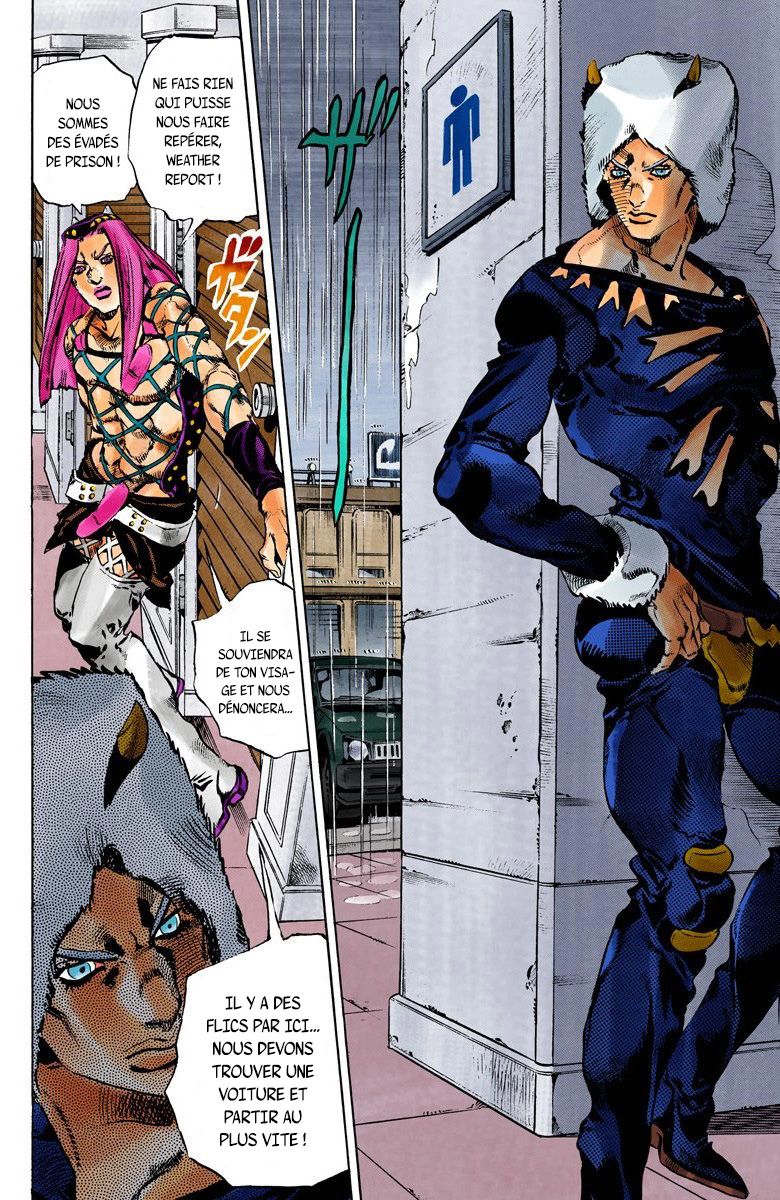 Read JoJo's Bizarre Adventure Part 6 Stone Ocean Official Colored FR Manga Online