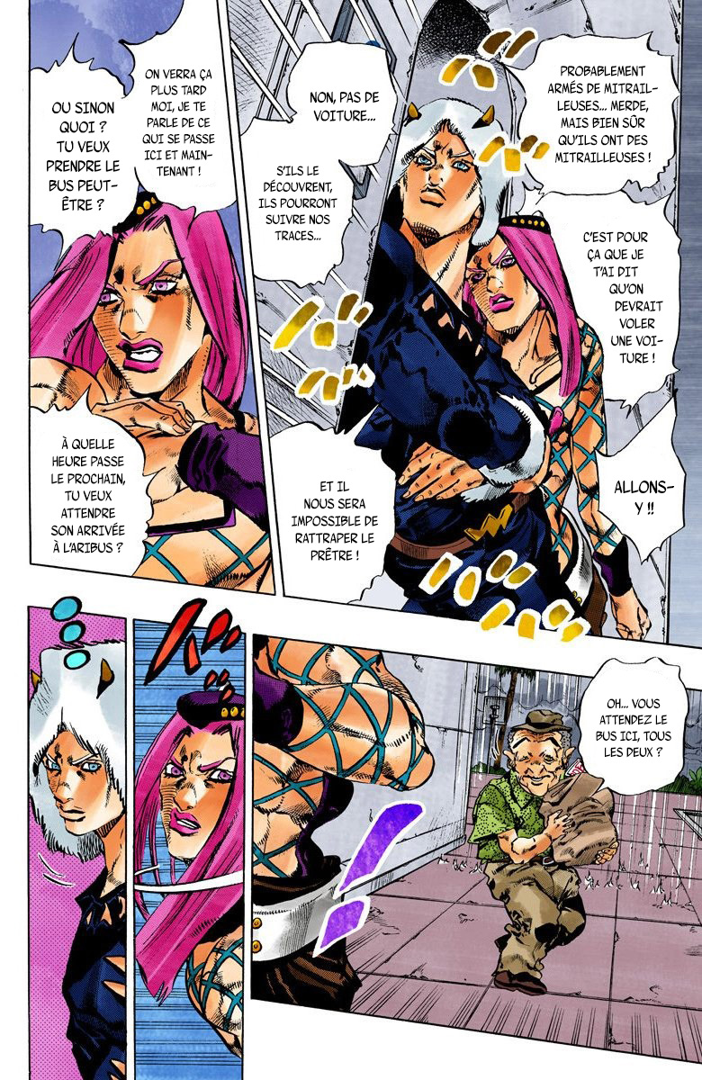 Read JoJo's Bizarre Adventure Part 6 Stone Ocean Official Colored FR Manga Online