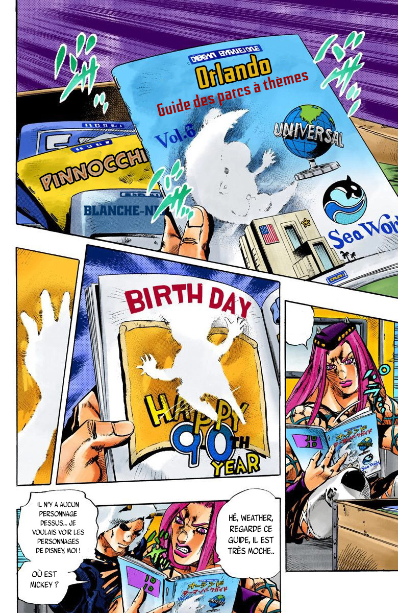 Read JoJo's Bizarre Adventure Part 6 Stone Ocean Official Colored FR Manga Online