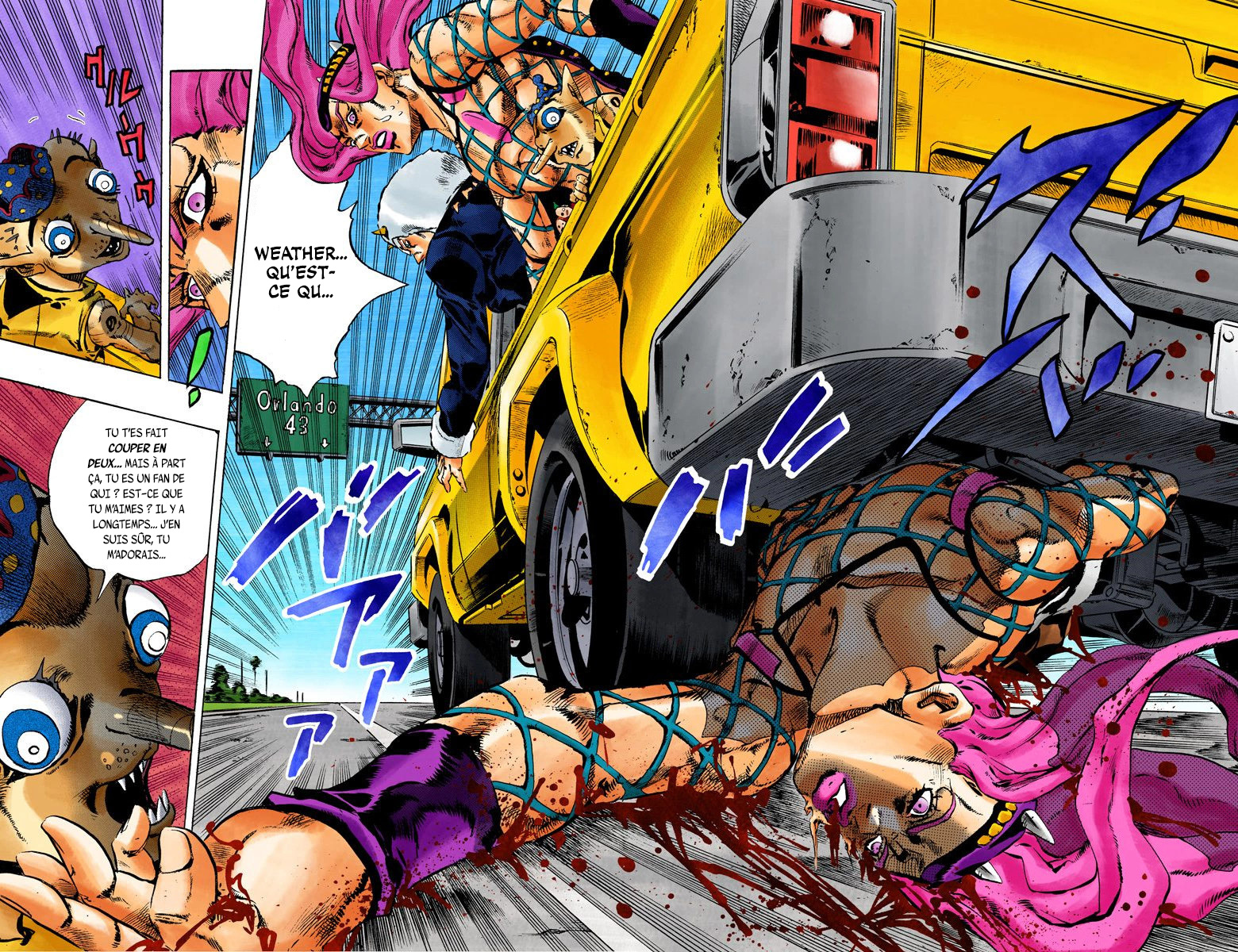 Read JoJo's Bizarre Adventure Part 6 Stone Ocean Official Colored FR Manga Online