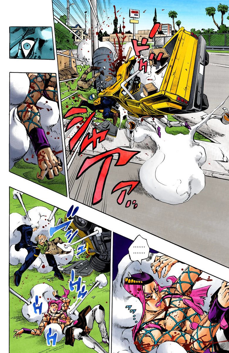 Read JoJo's Bizarre Adventure Part 6 Stone Ocean Official Colored FR Manga Online