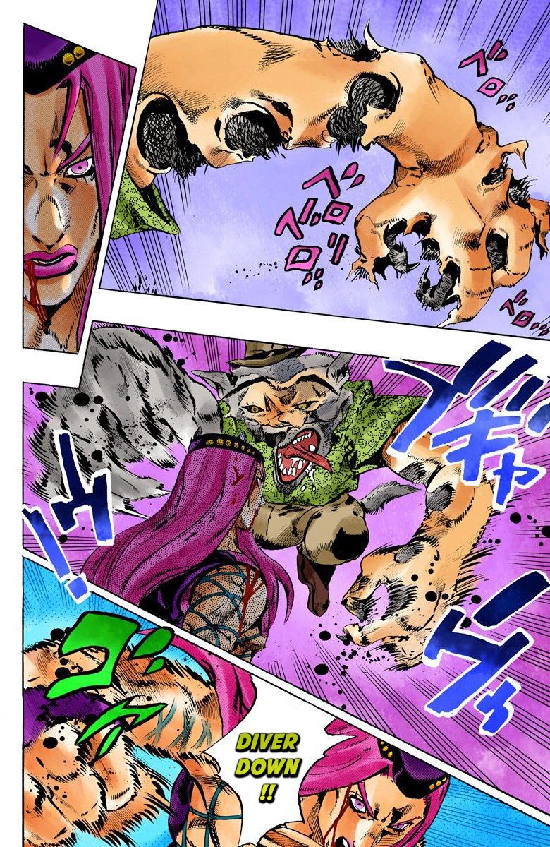 Read JoJo's Bizarre Adventure Part 6 Stone Ocean Official Colored FR Manga Online