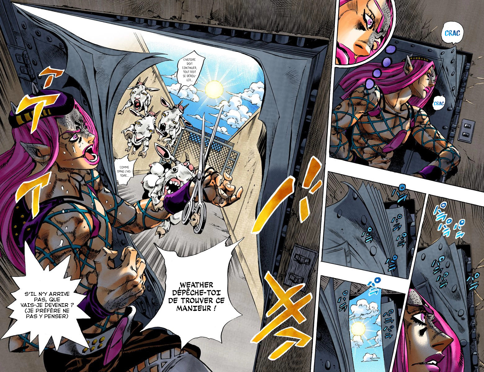 Read JoJo's Bizarre Adventure Part 6 Stone Ocean Official Colored FR Manga Online