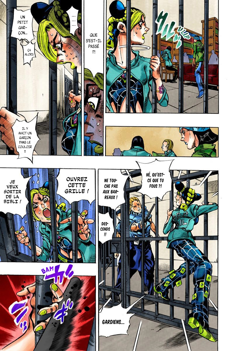 Read JoJo's Bizarre Adventure Part 6 Stone Ocean Official Colored FR Manga Online