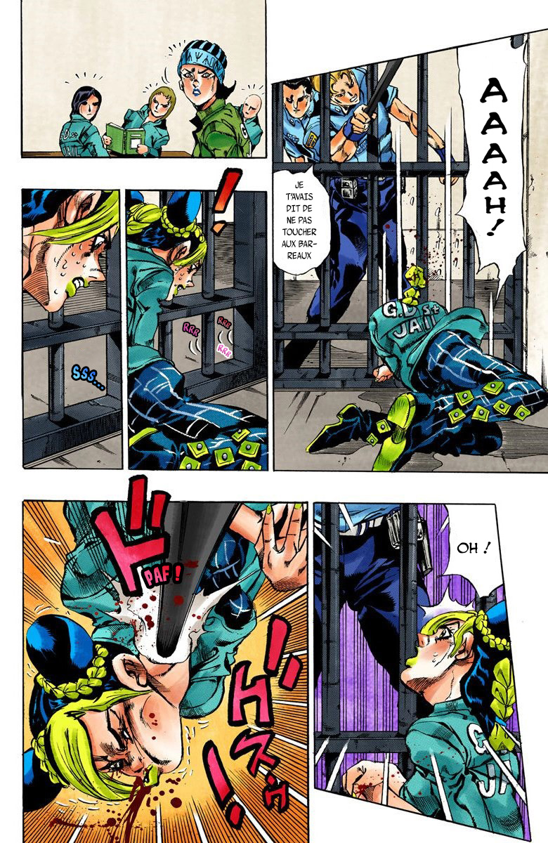 Read JoJo's Bizarre Adventure Part 6 Stone Ocean Official Colored FR Manga Online