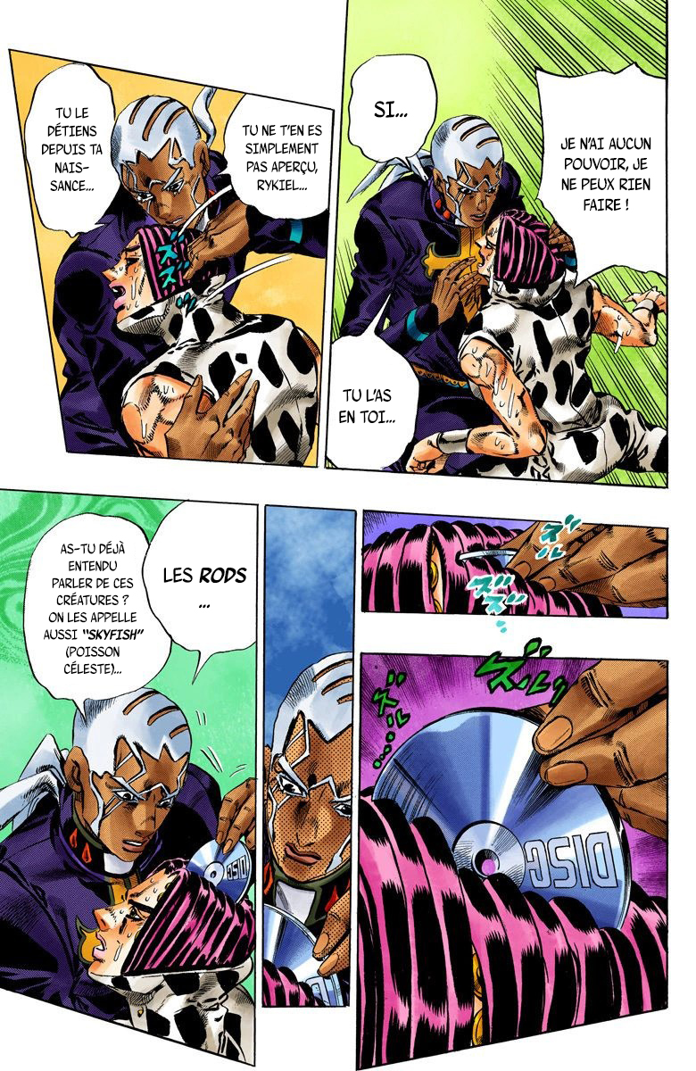 Read JoJo's Bizarre Adventure Part 6 Stone Ocean Official Colored FR Manga Online