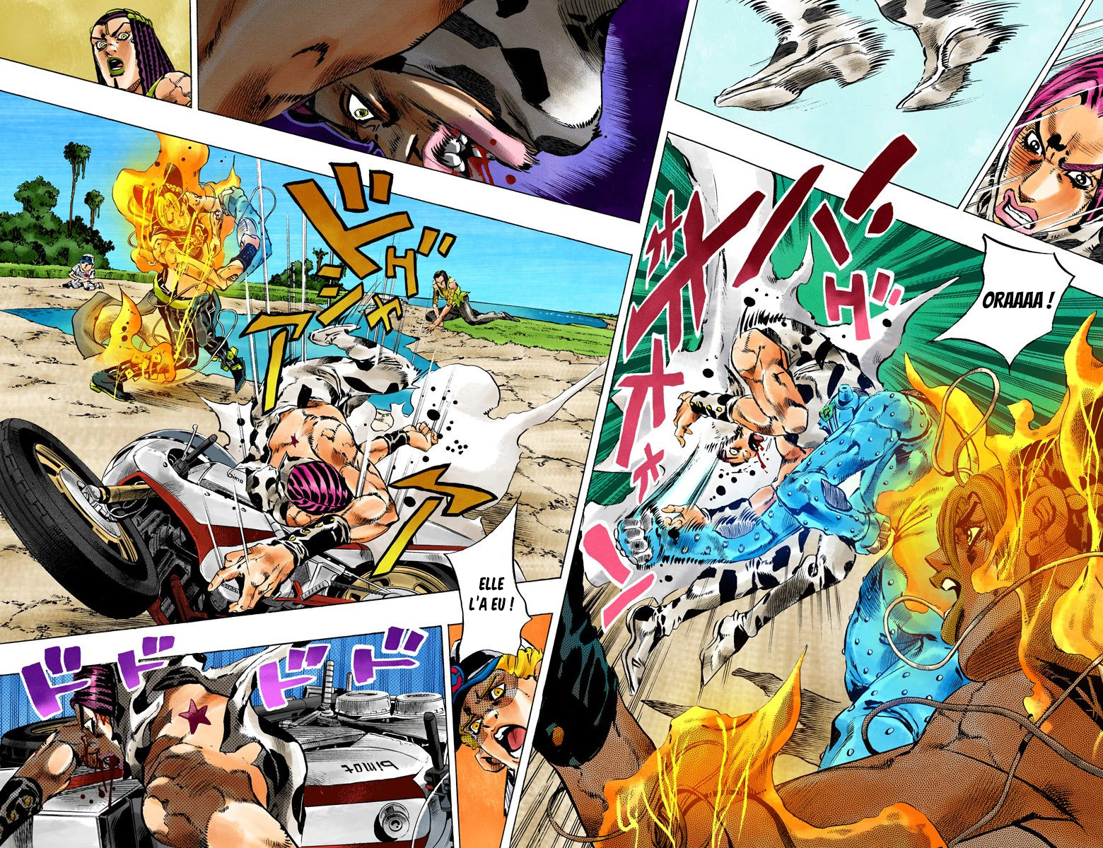 Read JoJo's Bizarre Adventure Part 6 Stone Ocean Official Colored FR Manga Online