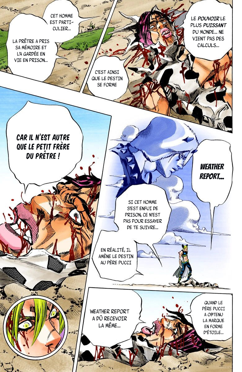 Read JoJo's Bizarre Adventure Part 6 Stone Ocean Official Colored FR Manga Online