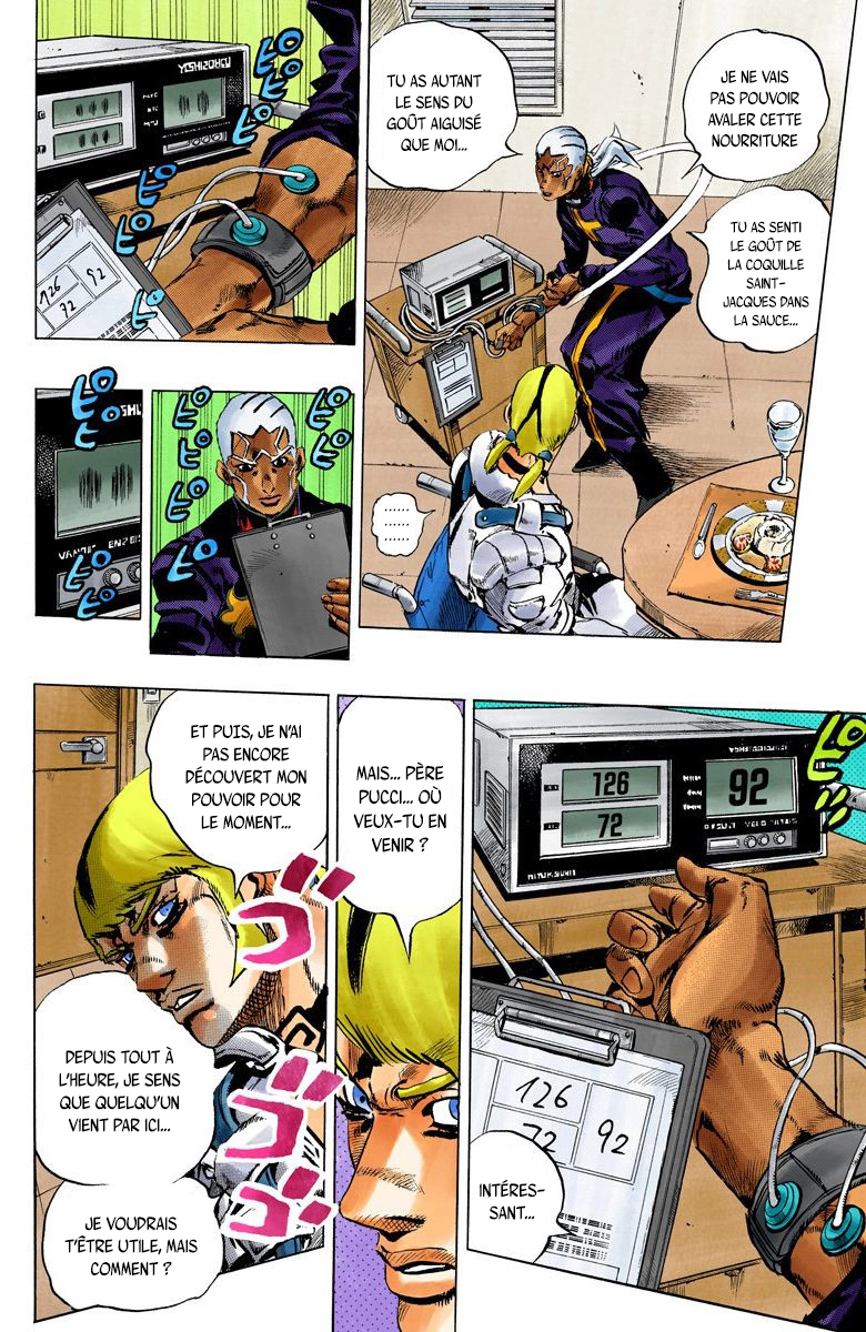 Read JoJo's Bizarre Adventure Part 6 Stone Ocean Official Colored FR Manga Online