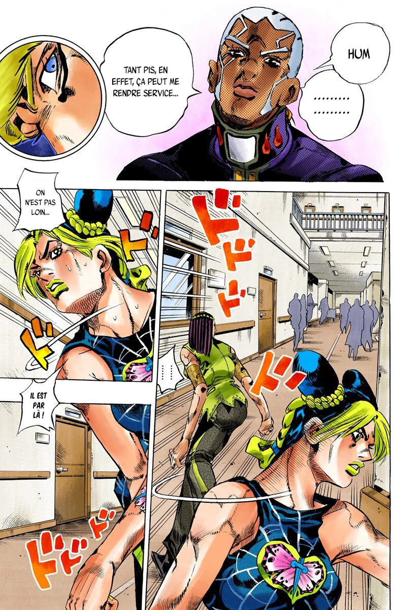 Read JoJo's Bizarre Adventure Part 6 Stone Ocean Official Colored FR Manga Online