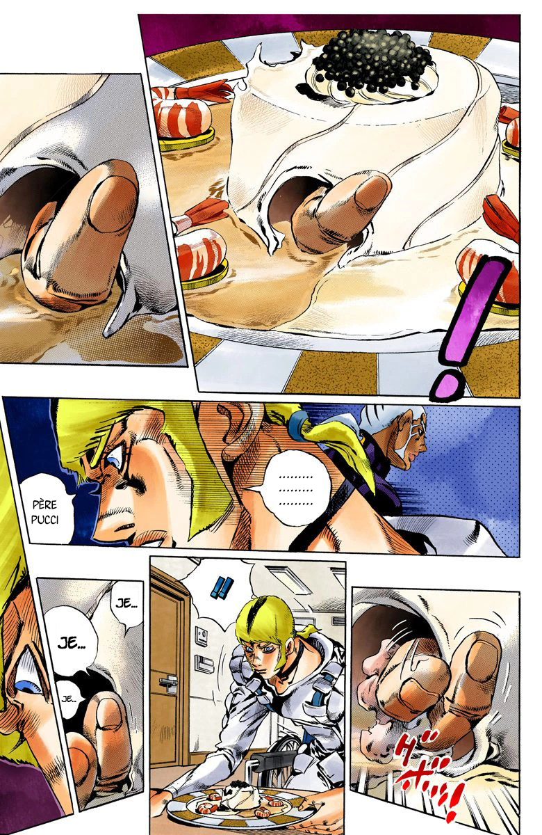 Read JoJo's Bizarre Adventure Part 6 Stone Ocean Official Colored FR Manga Online