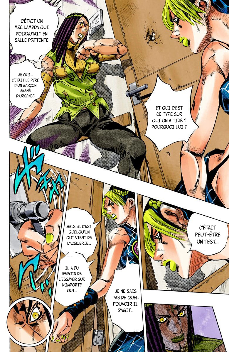 Read JoJo's Bizarre Adventure Part 6 Stone Ocean Official Colored FR Manga Online
