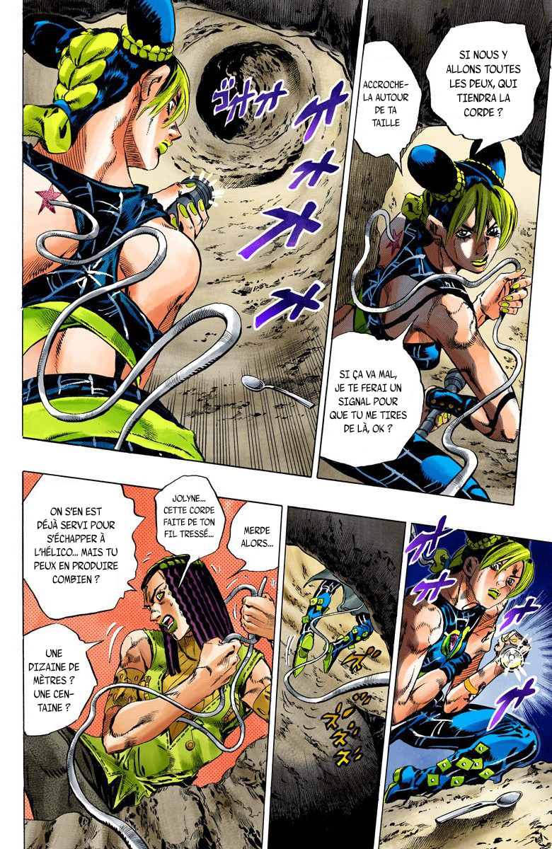 Read JoJo's Bizarre Adventure Part 6 Stone Ocean Official Colored FR Manga Online