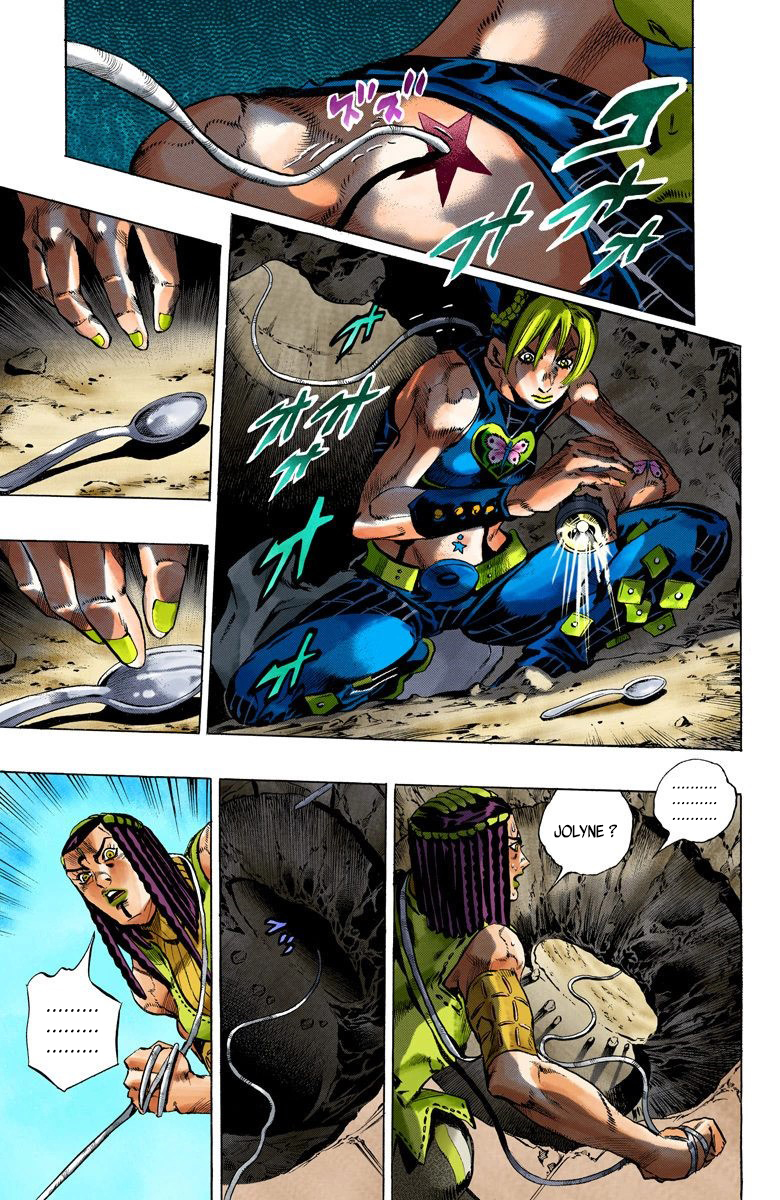 Read JoJo's Bizarre Adventure Part 6 Stone Ocean Official Colored FR Manga Online