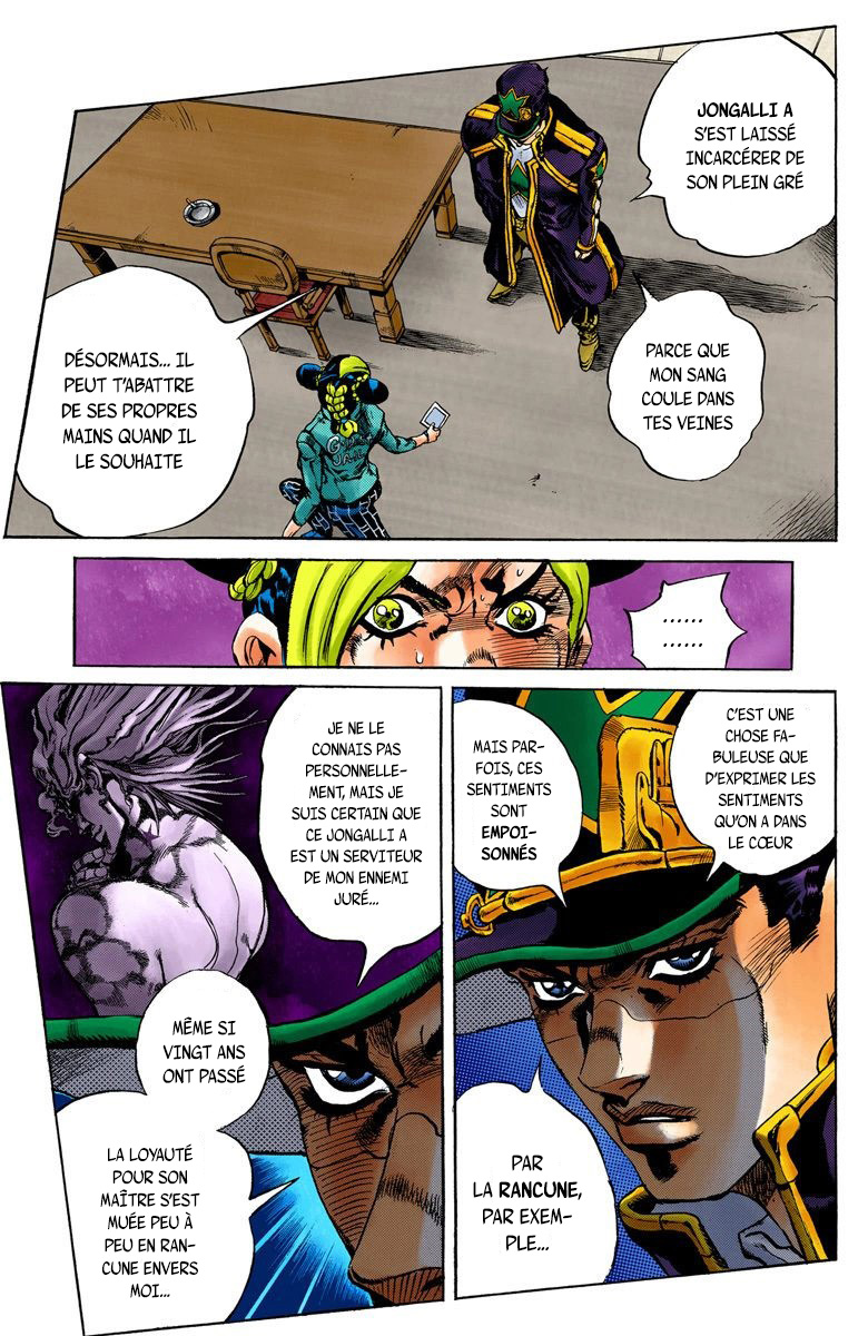 Read JoJo's Bizarre Adventure Part 6 Stone Ocean Official Colored FR Manga Online