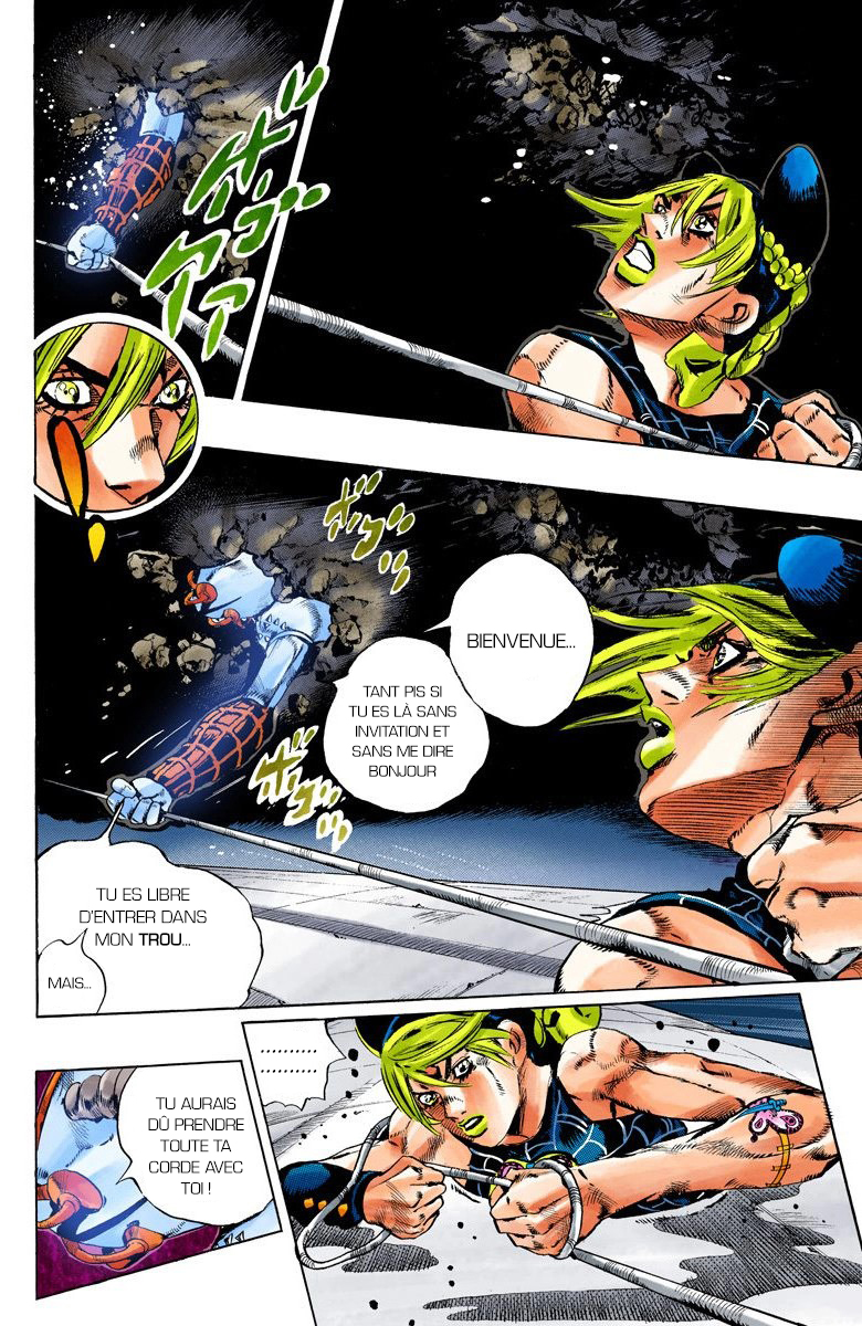 Read JoJo's Bizarre Adventure Part 6 Stone Ocean Official Colored FR Manga Online