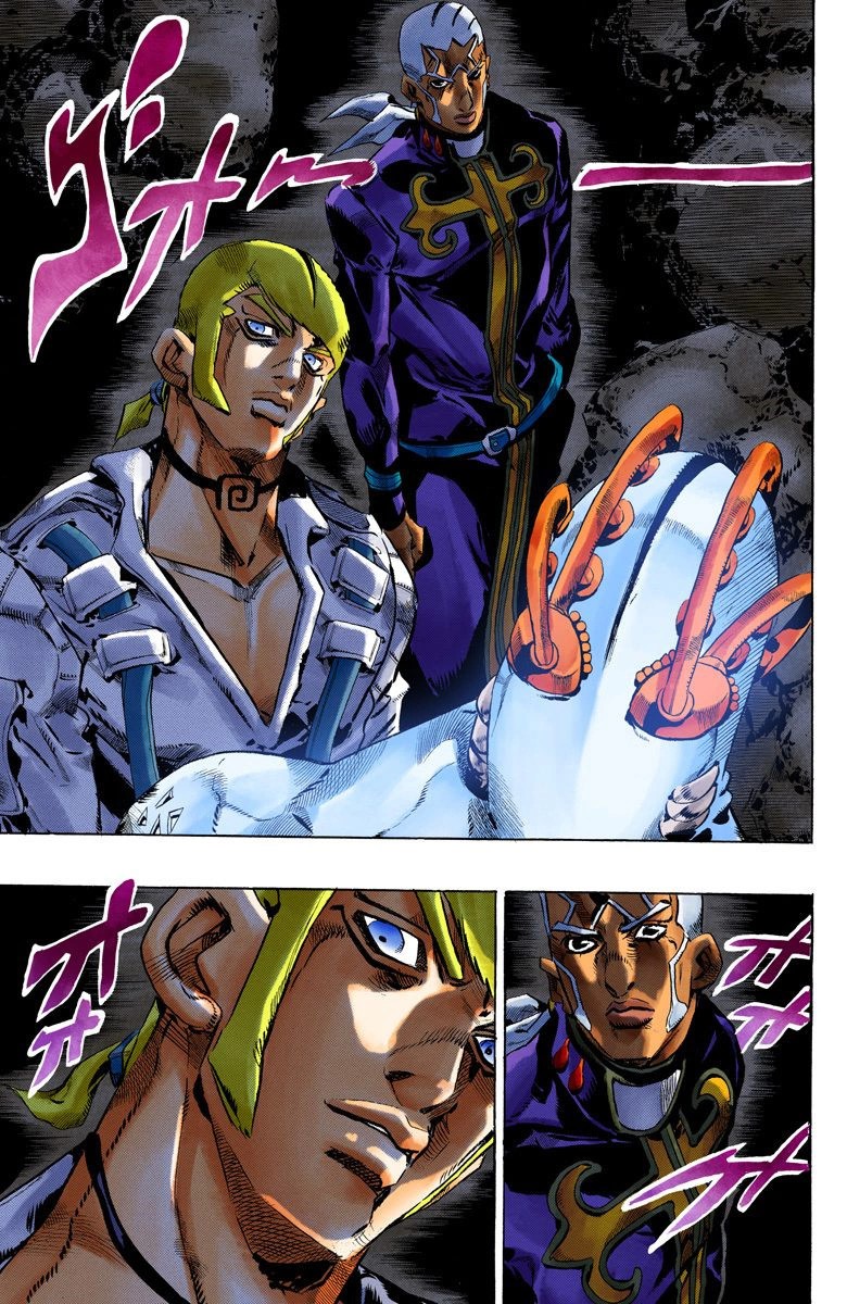 Read JoJo's Bizarre Adventure Part 6 Stone Ocean Official Colored FR Manga Online