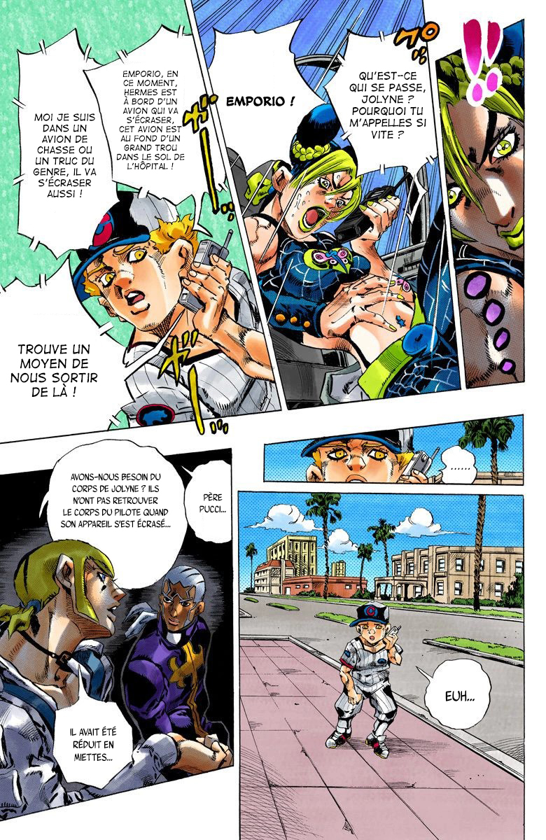 Read JoJo's Bizarre Adventure Part 6 Stone Ocean Official Colored FR Manga Online