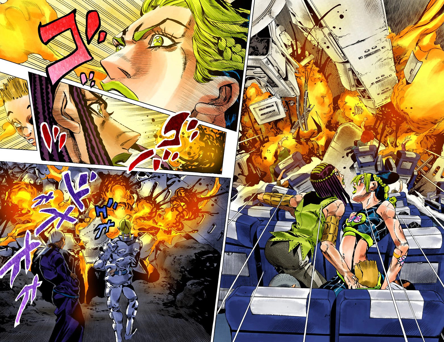 Read JoJo's Bizarre Adventure Part 6 Stone Ocean Official Colored FR Manga Online