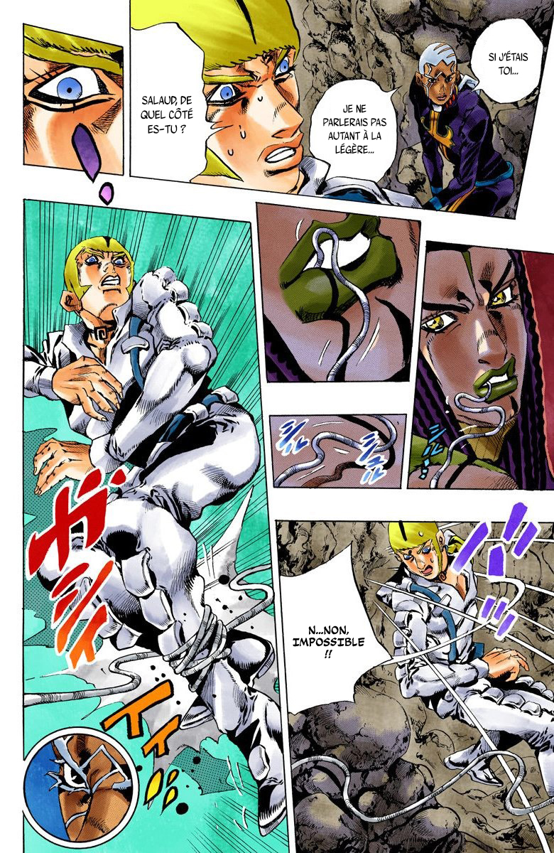 Read JoJo's Bizarre Adventure Part 6 Stone Ocean Official Colored FR Manga Online