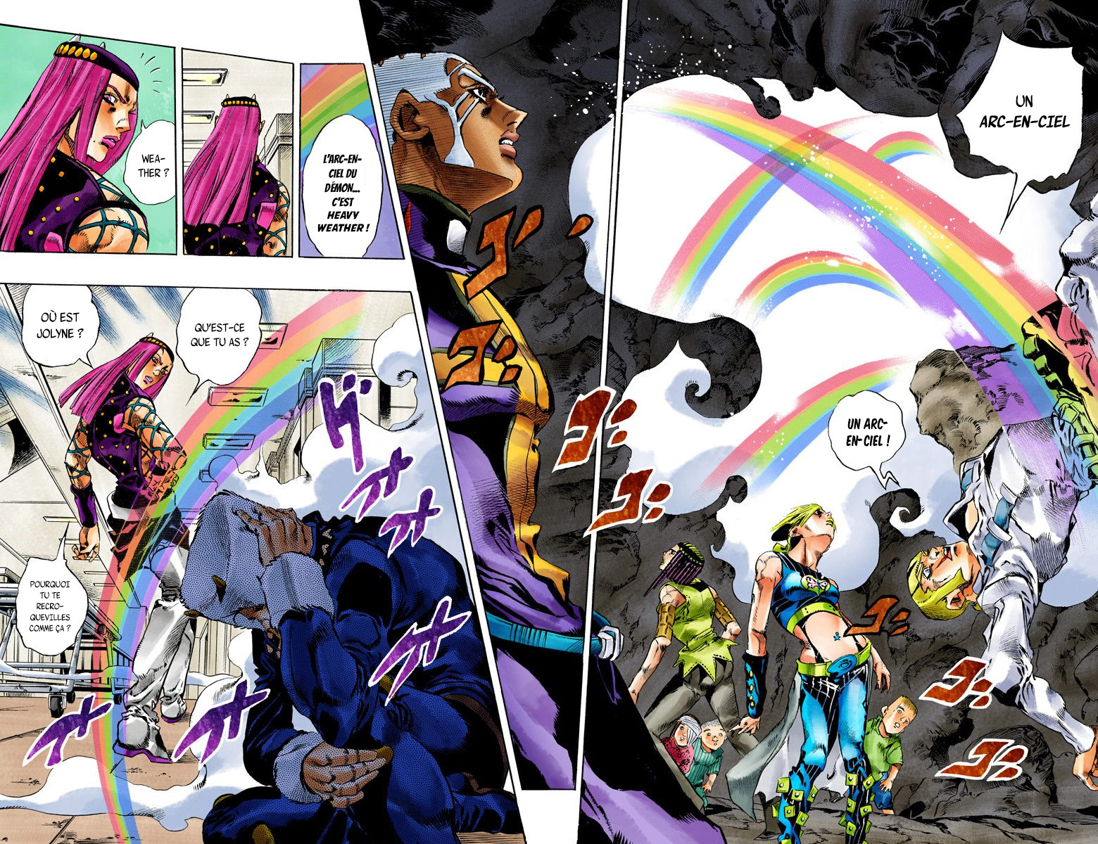 Read JoJo's Bizarre Adventure Part 6 Stone Ocean Official Colored FR Manga Online