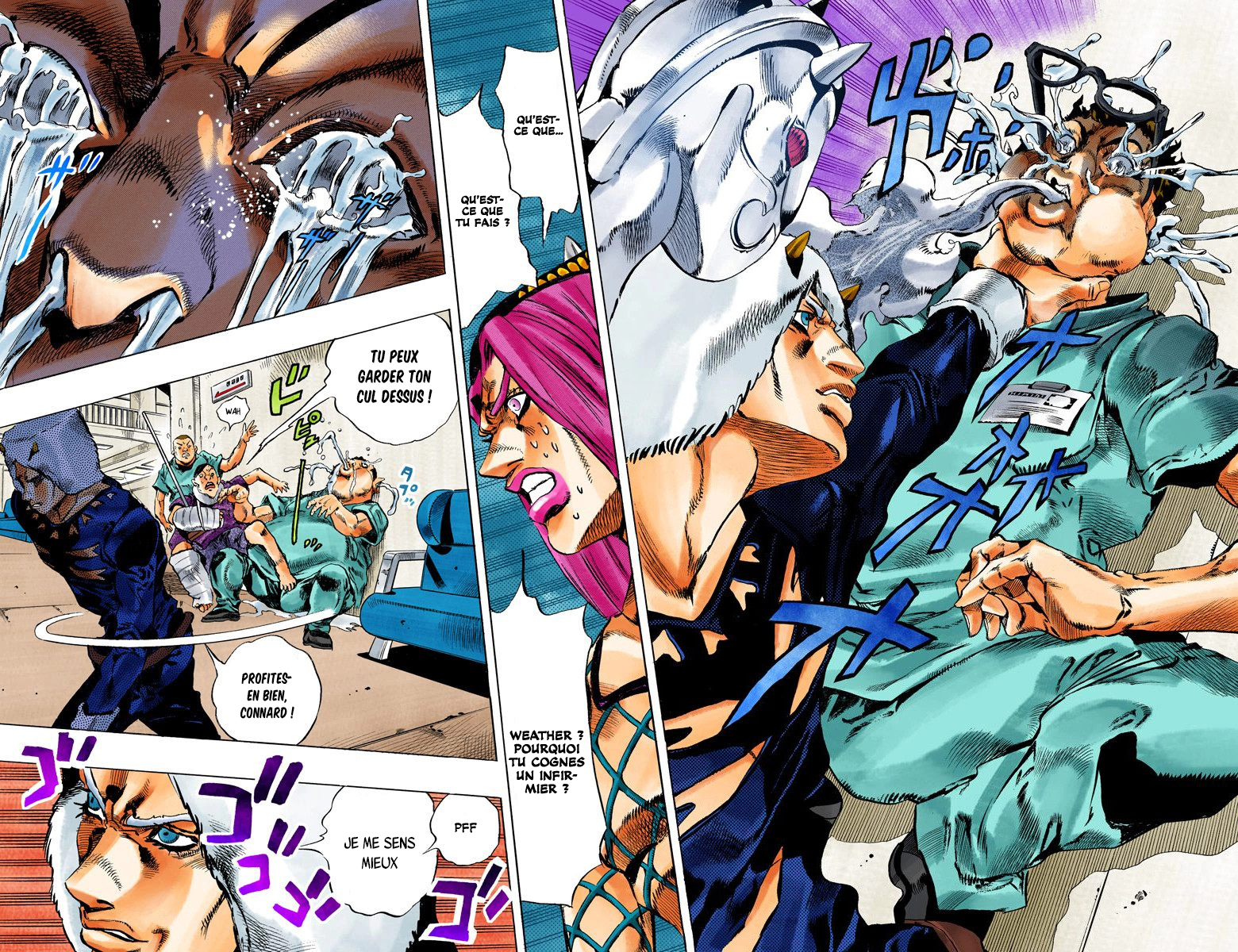 Read JoJo's Bizarre Adventure Part 6 Stone Ocean Official Colored FR Manga Online