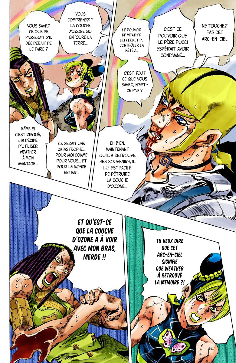 Read JoJo's Bizarre Adventure Part 6 Stone Ocean Official Colored FR Manga Online